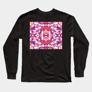 Colorful Abstract Pattern Long Sleeve T-Shirt